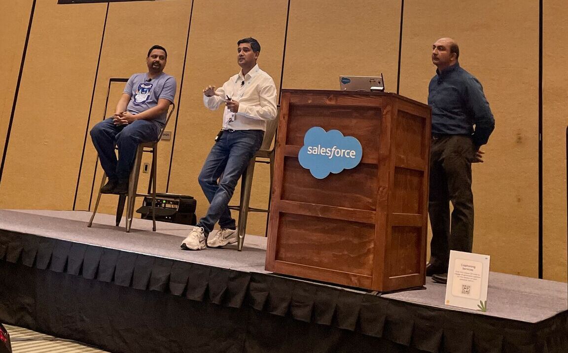 Anupam Chakraborty speaking during a TrailblazerDX API security session